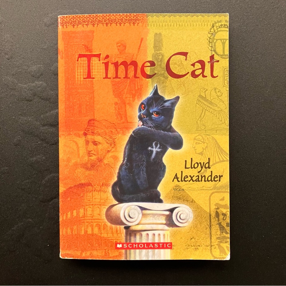 Time Cat Lloyd Alexander Scholastic Book Paperback Fantasy Fiction Kids Tweens